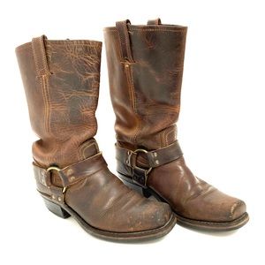 Frye vintage motorcycle boots